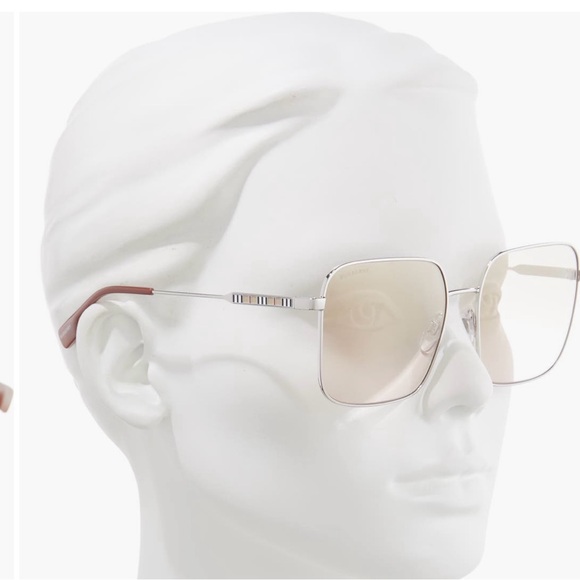 Gold square sunglasses - Picture 2 of 2